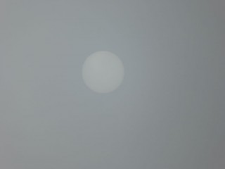 Padova, alba nella nebbia